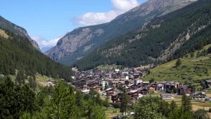Klima Saas-Grund temperatur, klimat och väder året runt