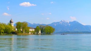 Klima Chiemsee temperatur, klimat och väder året runt