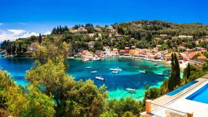 Klima Paxos temperatur, klimat och väder året runt
